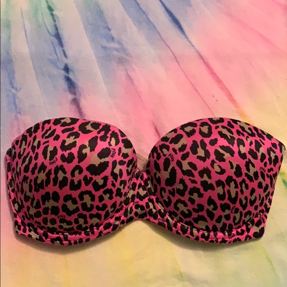 Pink Victoria’s Secret Multi-Way Push-Up Bra
